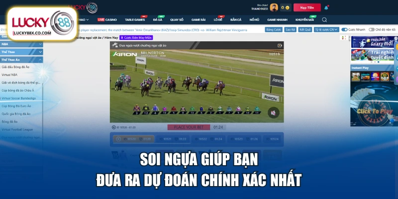 Soi ngựa giúp bạn đưa ra dự đoán chính xác nhất