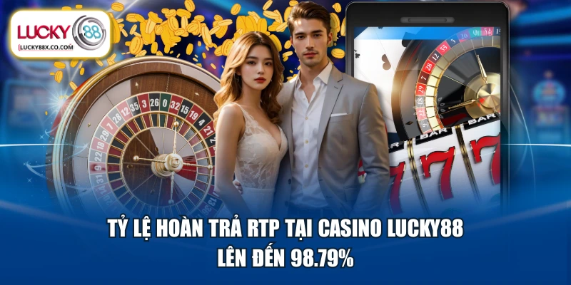 Tỷ lệ hoàn trả RTP tại Casino LUCKY88 lên đến 98.79%